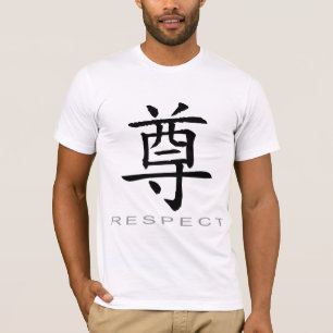 T-shirt Symbole chinois pour le respect