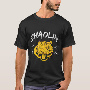 T-shirt Symbole chinois Tiger Shaolin Kung Fu Wushu Mial