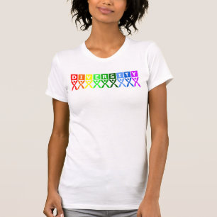 T-shirt Symbole coloré de diversité