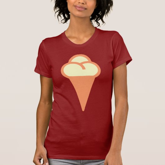 T-shirt Symbole cône Icecream (Devant)