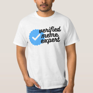 T-shirt Symbole d'abonnement amusant Tee expert en mème