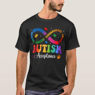 T-shirt Symbole d'acceptation de la sensibilisation sur l'