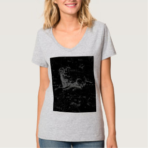 T-shirt Symbole d'ailes Constellation Hevelius vers 1690