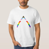 T-SHIRT SYMBOLE D'ALLIANCE LGBTQ POC (Devant)