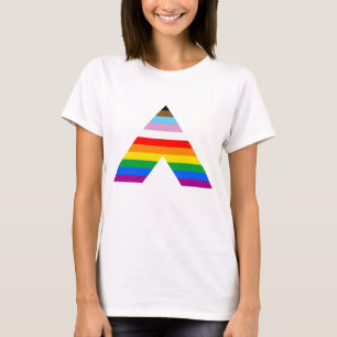 T-SHIRT SYMBOLE D'ALLIANCE LGBTQ POC