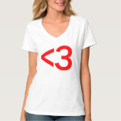 T-shirt symbole d'amour (Devant)