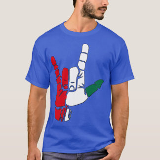 T-shirt Symbole d'amour avec Drapeau du Mexique
