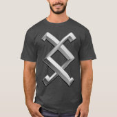 T-shirt Symbole d'amour nordique 3D (Devant)