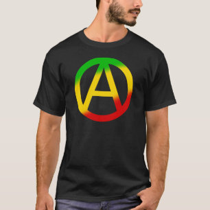 T-shirt Symbole d'anarchie de Rasta