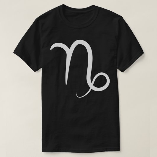 T-shirt SYMBOLE D'Astrologie Horoscope Capricorne (Design devant)