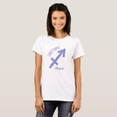 T-shirt SYMBOLE D'Astrologie Sagittarius Cute Femme (Devant entier)