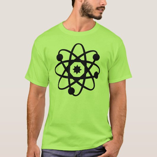 T-shirt symbole d'atome (Devant)