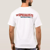 T-shirt Symbole d'atome (blanc) (Dos)