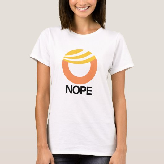 T-shirt SYMBOLE D'ATOUT - NOPE -- Conception d'Anti-Atout (Devant)