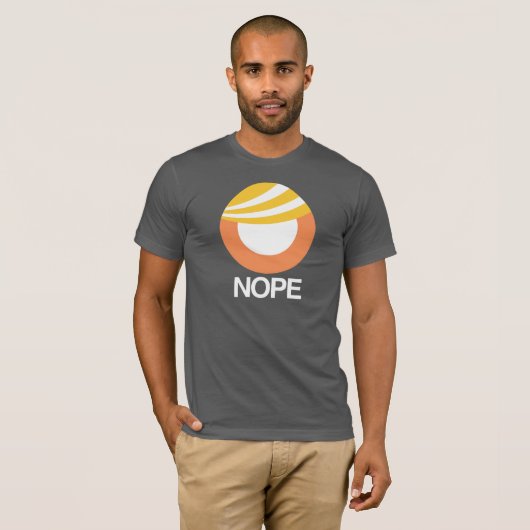 T-shirt SYMBOLE D'ATOUT - NOPE -- Conception d'Anti-Atout (Devant entier)