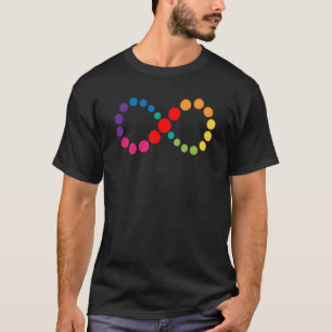 T-shirt Symbole d'autisme d'infini
