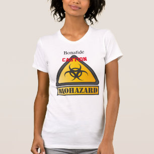 T-shirt Symbole d'avertissement de risque biologique Thund