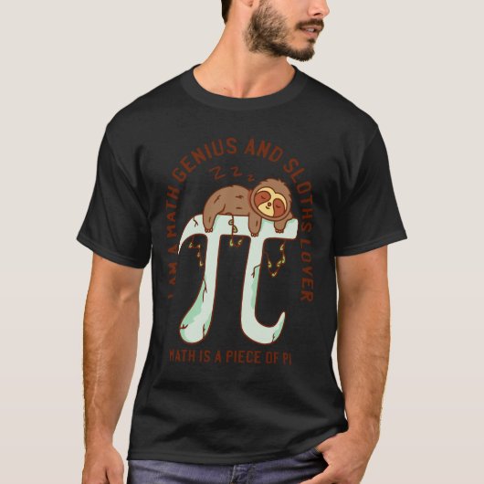 T-shirt Symbole de 14 Pi Math Sci (Devant)