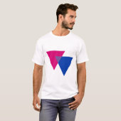 T-shirt Symbole de bisexualité (Devant entier)