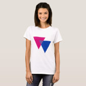 T-shirt Symbole de bisexualité (Devant entier)