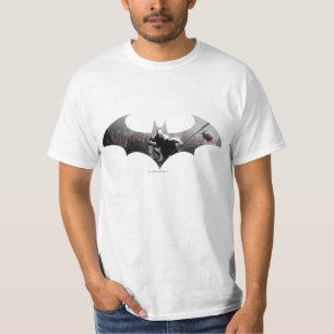 T-shirt Symbole de chauve-souris de la ville d'Arkham