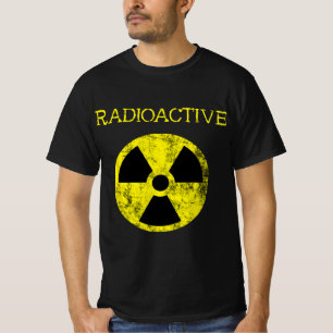 T-shirt Symbole de chute du rayonnement nucléaire radioact