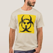 T-shirt Symbole de danger biologique désorganisé (Devant)