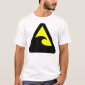 T-shirt Symbole de danger du tsunami (Devant)