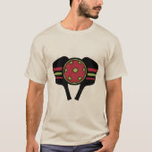 T-shirt Symbole de design de Pickleball (Devant)