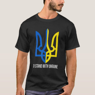 T-SHIRT SYMBOLE DE DRAPEAU UKRAINE