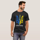 T-SHIRT SYMBOLE DE DRAPEAU UKRAINE (Devant entier)