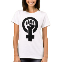 Symbole de féministe de puissance de fille