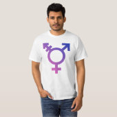 T-shirt Symbole de fierté trans (Devant entier)