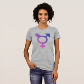 T-shirt Symbole de fierté trans (Devant entier)