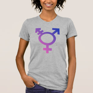 T-shirt Symbole de fierté trans