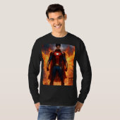 T-shirt Symbole de force, de sagesse et de bonne fortune (Devant entier)