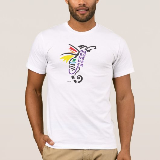 T-shirt Symbole de Genderqueer (Devant)