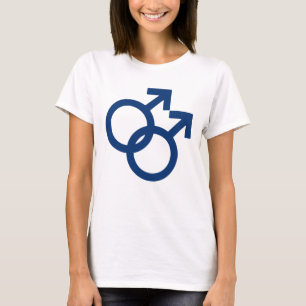 T-shirt Symbole de genre des hommes gays MLM