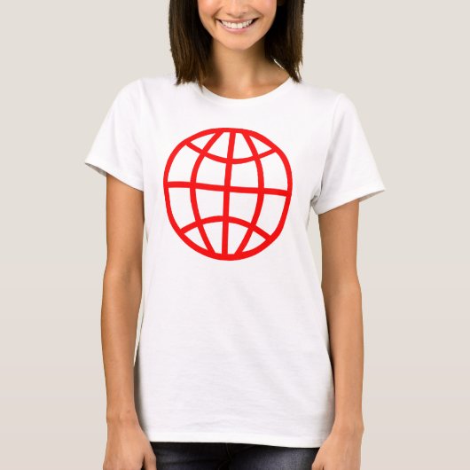 T-shirt Symbole de globe (Devant)