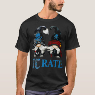 T-shirt Symbole de jour Pi Octopus & Gnomes Pirates Pour F