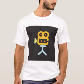 T-shirt Symbole de la caméra vidéo (Devant)