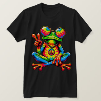 T-shirt SYMBOLE DE LA cravate-JOUR DE LA PAIX DE LA Grenou