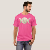 T-shirt Symbole de la Déesse Triple Lune (Devant entier)