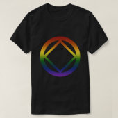T-shirt Symbole de la fierté arc-en-ciel anonyme T classiq (Design devant)