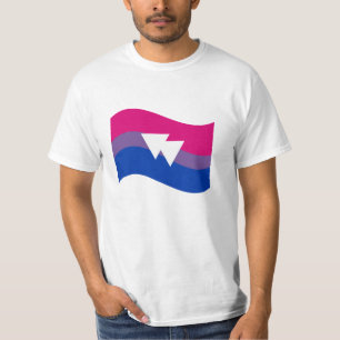 T-shirt Symbole de la fierté bisexuelle Indicateur de l'o