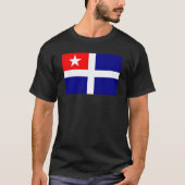 T-shirt symbole de la Grèce de drapeau de région de Crète (Devant)