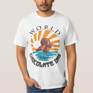 T-shirt Symbole de la Journée mondiale du chocolat