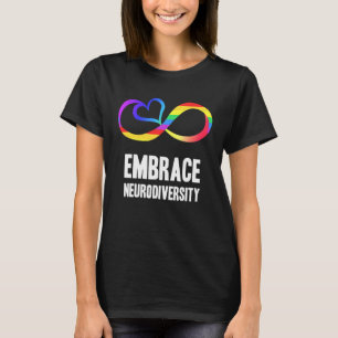 T-shirt Symbole de la neurodiversité Arc-en-ciel Infini Ma