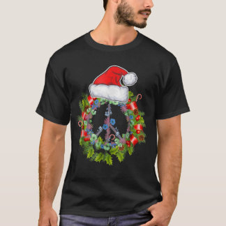 T-shirt SYMBOLE DE LA Paix Cadeau De La Serrure De Noël Po