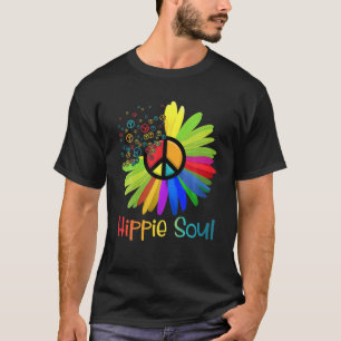 T-shirt SYMBOLE DE LA PAIX DE Daisy Hippie Soul AMATEURS D